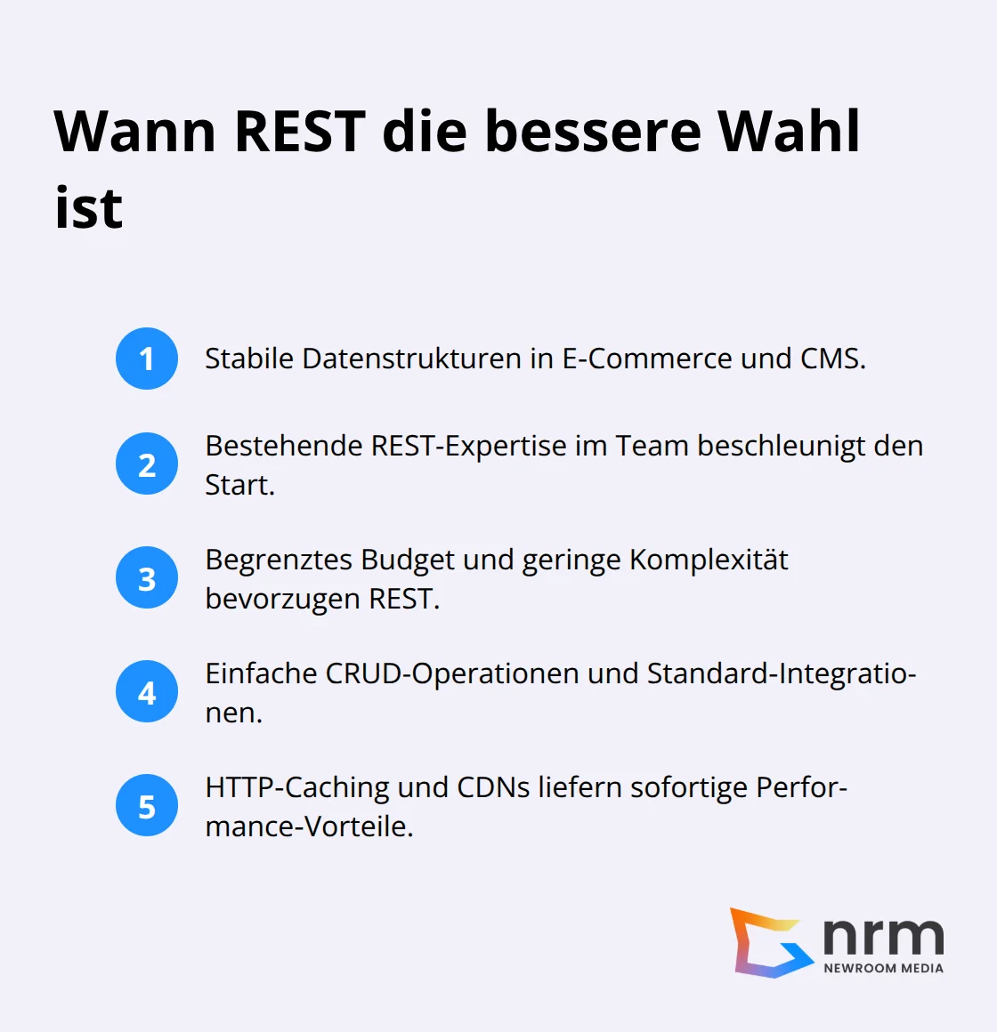Kompakte Entscheidungshilfe für REST-Einsatz - API Design
