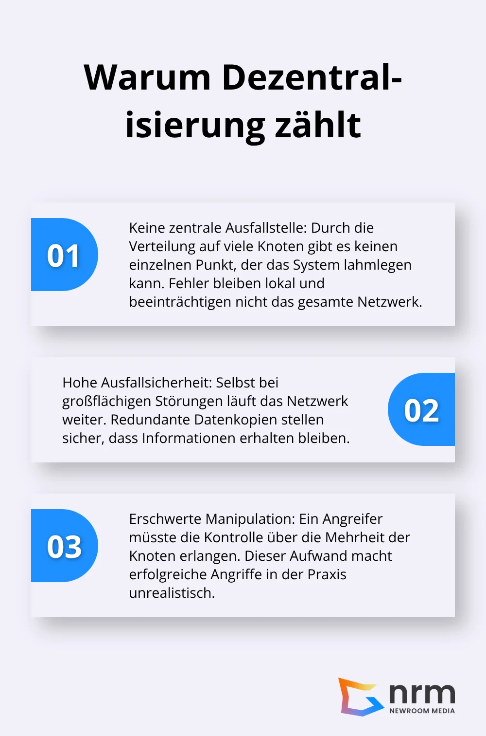 Drei Kerneffekte der Dezentralisierung in Blockchain-Netzwerken