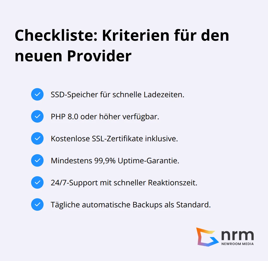 Wichtige Auswahlkriterien für Hosting-Provider in Deutschland