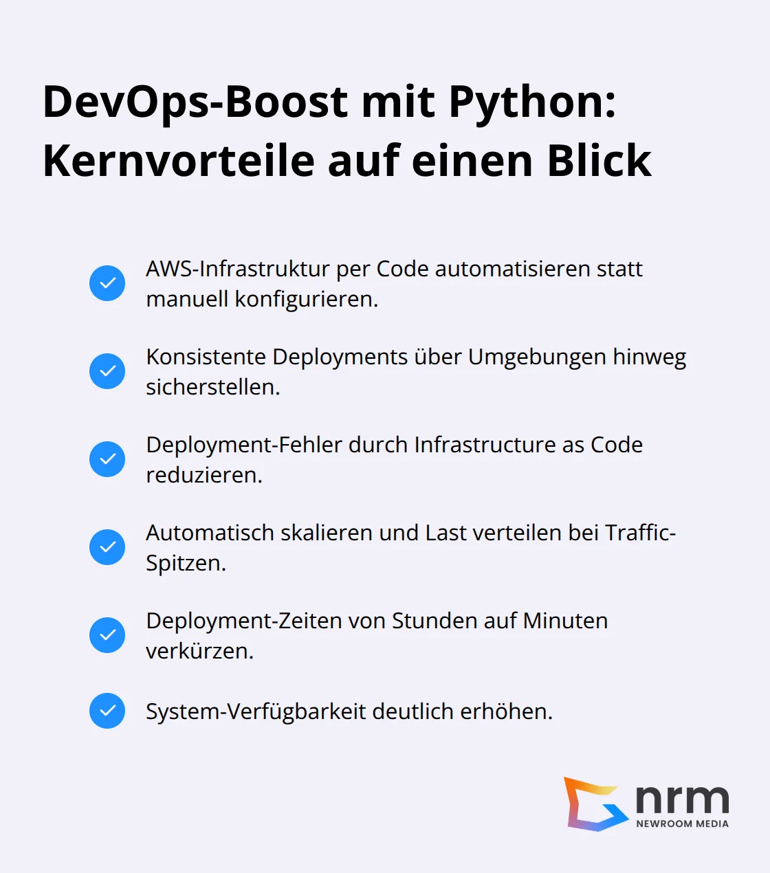 Checkliste der DevOps-Vorteile durch Python-Tools - webentwicklung mit python
